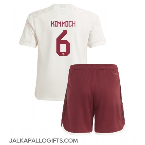 Bayern Munich Joshua Kimmich #6 Kolmas Peliasu Lasten 2023-24 Lyhythihainen (+ Lyhyet housut)